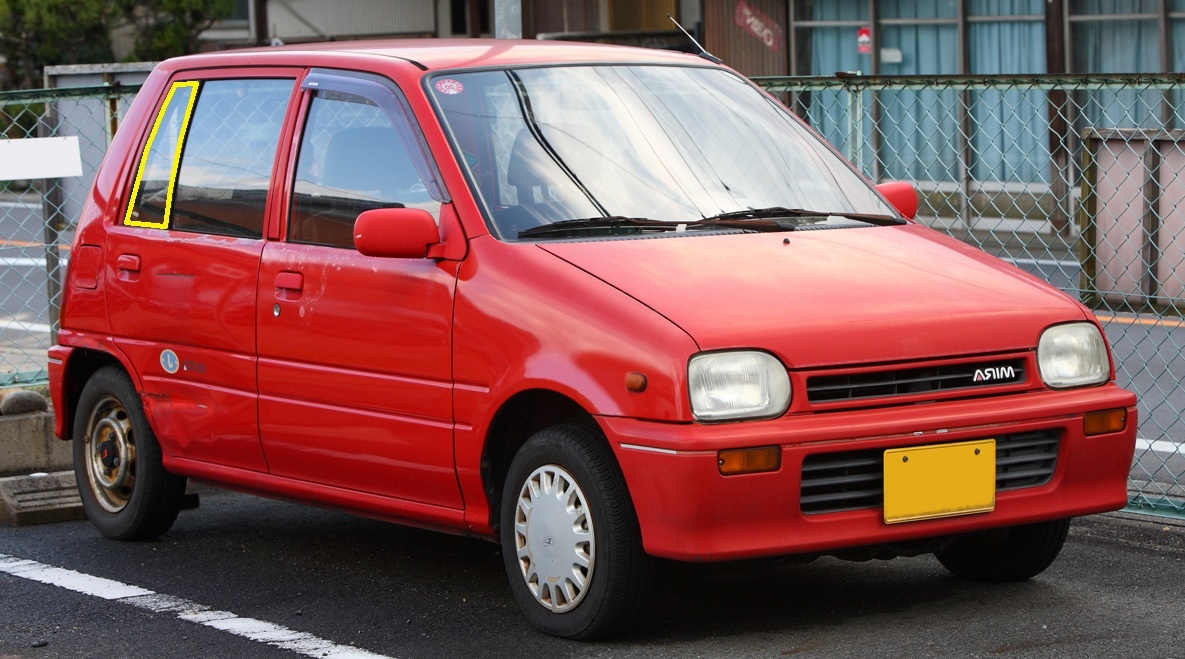  DAIHATSU MIRA  L201 11 1990 to 2 1995 5DR HATCH DRIVERS 