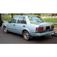 HOLDEN GEMINI RB - 5/1985 to 1988 - 4DR SEDAN - REAR WINDSCREEN GLASS - (Second-hand)