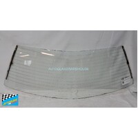 MAZDA 121L - Landau - 3/1976 to 1980 - 2DR COUPE - REAR WINDSCREEN GLASS (V SHAPED - 1355 X 450) - (Second-hand)