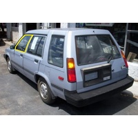 suitable for TOYOTA TERCEL AL20/AL21/AL25 - 1982 to 1988 - HATCH/WAGON - LEFT FRONT DOOR GLASS - 750mm LONG - (Second-hand)