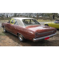 CHRYSLER VALIANT VE-VF-VG - 1967 to 1970 - 2DR HARDTOP - PASSENGERS - LEFT SIDE FRONT DOOR GLASS - CLEAR - (Second-hand)