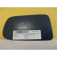 MAZDA 323 BJ PROTAGE - 9/1998 to 12/2003 - 4DR SEDAN - DRIVERS - RIGHT SIDE MIRROR GLASS - FLAT GLASS ONLY - 163MM X 90MM - NEW