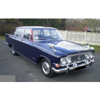 FORD ZEPHYR MK3 - 1962 to 1966 - 4DR SEDAN - DRIVERS - RIGHT SIDE FRONT QUARTER GLASS - CLEAR - MADE-TO-ORDER - NEW 