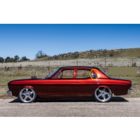 FORD FALCON XR - 1966 to 1967 - 4DR SEDAN - PASSENGER - LEFT SIDE REAR QUARTER GLASS - CLEAR - NEW - (MADE TO ORDER)