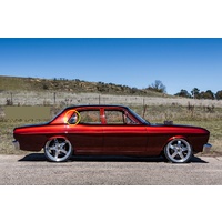 FORD FALCON XR - 1966 to 1967 - 4DR SEDAN - DRIVER - RIGHT SIDE REAR QUARTER GLASS - CLEAR - NEW - (MADE TO ORDER)