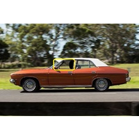FORD FALCON XA/XB/XC - 1972 to 1979 - 4DR SEDAN - PASSENGERS - LEFT SIDE FRONT DOOR GLASS - FULL - GREEN - MADE TO ORDER - NEW
