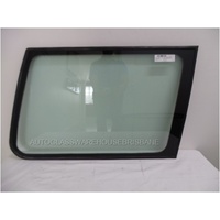 MITSUBISHI PAJERO NH/NJ/NK/NL - 5/1991 to 4/2000 - 4DR WAGON LWB - DRIVER - RIGHT SIDE REAR CARGO GLASS - SQUARED CORNER (815mm WIDE) - (Second-hand)