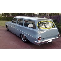 HOLDEN EJ-EH - 1962 to 1965 - 4DR WAGON - UPPER TAILGATE REAR SCREEN - GREEN - NEW - MADE TO ORDER