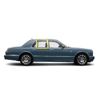 BENTLEY ARNAGE - 1/2005 to CURRENT - 4DR SEDAN - RIGHT SIDE REAR DOOR GLASS - LAMINATED - GREEN - CALL FOR STOCK - NEW