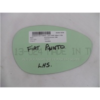 FIAT PUNTO - HATCH - LEFT SIDE MIRROR - FLAT GLASS ONLY - 190w X 115h (UNSURE OF YEAR) - NEW