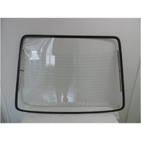 FORD SIERRA MK11 - REAR WINDSCREEN GLASS - 850H X 1177W - UNSURE OF YEAR - (Second-hand)