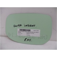 HONDA INSIGHT ZE28 - 11/2010 to CURRENT - 5DR HATCH - RIGHT SIDE MIRROR - FLAT GLASS ONLY - 185mm X 125mm - NEW