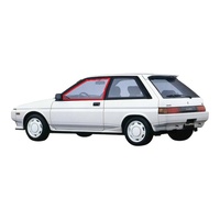 suitable for TOYOTA CORSA TERCEL EL30 AL30 - 1986 to 1990 - 5DR HATCH - LEFT SIDE FRONT DOOR GLASS - (SECOND-HAND)