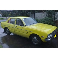 suitable for TOYOTA CORONA RT104 - 3/1974 to 9/1979 - 4DR SEDAN - DRIVERS - RIGHT SIDE REAR QUARTER GLASS - (Second-hand)