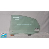 VOLVO S40 M SERIES - 3/2004 to 8/2012 - 4DR SEDAN - PASSENGERS - LEFT SIDE REAR DOOR GLASS - LAMINATED - GREEN - NEW