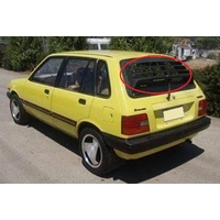 HOLDEN BARINA MB - 2/1985 to 1986 - HATCH -  REAR WINDSCREEN GLASS -(470 x 1145-Rope in)