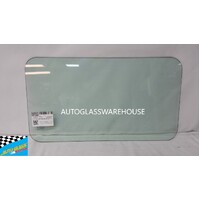 SCANIA P94/124- 3/1997 TO 10/2005 & P SERIES 2016 ONWARDS - TRUCK - REAR WINDSCREEN GLASS - GREEN - (APROX 740 X 410MM) - NEW