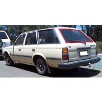 suitable for TOYOTA CORONA ST141/ RT142 - 8/1983 to 1987 - 4DR WAGON - REAR WINDSCREEN GLASS - (SECOND-HAND)