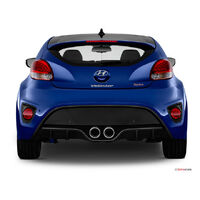 HYUNDAI VELOSTER FS - 2/2012 to 8/2019 - 4DR HATCH - REAR WINDSCREEN GLASS - NO WIPER HOLE - (SECOND-HAND)