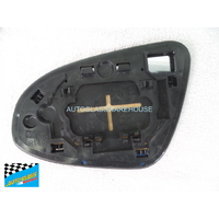 SUITABLE FOR TOYOTA YARIS NCP13R - 11/2011 TO 05/2020 - 3DR/5DR HATCH- DRIVERS -RIGHT SIDE MIRROR -CURVED - BACKING PLATE R1400>PP<K96 - (SECOND-HAND)