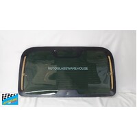 CHRYSLER PT CRUISER - 8/2000 TO 7/2010 - 5DR WAGON - REAR WINDSCREEN GLASS - PRIVACY GREY - HEATED - (2 HOLES) - NEW