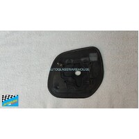 MITSUBISHI OUTLANDER ZG/ZH -10/2006 to 11/2012 - 5DR WAGON - DRIVERS - RIGHT SIDE MIRROR - OEM WITH BACKING PLATE 8312 - SR1400 - (SECOND-HAND)