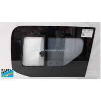 PEUGEOT PARTNER B9P L1/L2 / CITROEN BERLINGO L1 - 08/2008 to 2017 - VAN - LEFT SIDE FRONT BONDED SLIDING WINDOW GLASS - (785 x 550) - NEW