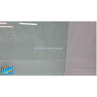 fits TOYOTA LANDCRUISER - 01/1985 to 01/2009 - SUV/TROOP CARRIER/LWB - RIGHT SIDE REAR CARGO GLASS - (FRONT PIECE, 2 HOLES) - (LOW IN STOCK) - GREEN