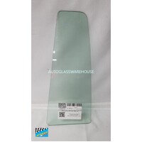 HOLDEN ZAFIRA TT - 6/2001 TO 7/2005 - 4DR WAGON - LEFT SIDE REAR QUARTER GLASS (IN REAR DOOR) - GREEN - NEW