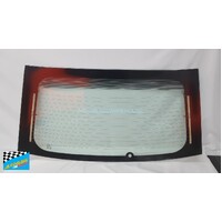 HYUNDAI ACCENT LC - 6/2000 to 8/2002 - 3DR/5DR HATCH - REAR WINDSCREEN GLASS - HEATED, WIPER HOLE - 690mm centre height - GREEN - NEW