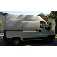 FIAT DUCATO - 2/2002 to 2/2007 - MWB VAN (ZFA230 - 240) - LEFT OR RIGHT SIDE FRONT BONDED FIXED WINDOW GLASS - NEW