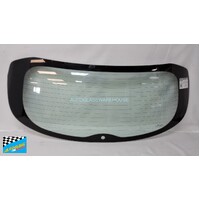 HYUNDAI TUCSON TL - 8/2015 TO 3/2021 - 5DR WAGON - REAR WINDSCREEN GLASS - HEATED - GREEN (WIPER HOLE) - (Second-hand)