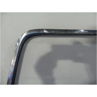 HOLDEN KINGSWOOD HG - 1968 to 1971 - 4DR SEDAN - REAR SCREEN CHROME MOULD - (Second-hand)