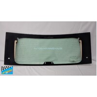 JEEP GRAND CHEROKEE WH - 7/2005 to 4/2010 - 4DR WAGON - REAR WINDSCREEN GLASS - GREEN - 8 HOLES (1350 x 505) - NEW