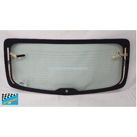 MAZDA 3 BK - 1/2004 to 3/2009 - 5DR HATCH - REAR WINDSCREEN GLASS - HEATED - GREEN - NO ANTENNA - WITH WIPER HOLE - NEW