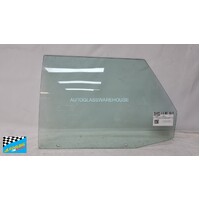 FORD CORTINA TF - 1/1980 to 1/1982 - 5DR WAGON - PASSENGER - LEFT SIDE REAR DOOR GLASS - GREEN - (SECOND-HAND)