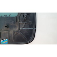 MITSUBISHI PAJERO NS/NT/NW/NX - 11/2006 to CURRENT - 4DR WAGON - LEFT SIDE FLAT GLASS MIRROR - WITH BACKING PLATE NUMBER LH SR1400 - (SECOND-HAND)