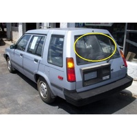 suitable for TOYOTA TERCEL AL25 - 1983 to 1988 - WAGON - REAR WINDSCREEN GLASS - (Second-hand)