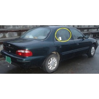 KIA CREDOS - 4DR SEDAN 5/98>2001 - RIGHT SIDE REAR DOOR GLASS