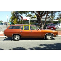 FORD FALCON XA/XB - 1972 to 1978 - 5DR WAGON - DRIVERS - RIGHT SIDE REAR DOOR GLASS - CLEAR - (Second-hand)