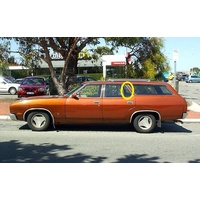 FORD FALCON XC - 1972 TO 1978 - 5DR WAGON - PASSENGERS - LEFT SIDE REAR QUARTER GLASS - CLEAR - (Second-hand)