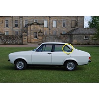 FORD ESCORT MK 11 - 1974 TO 1981 - 4DR SEDAN - PASSENGERS - LEFT SIDE REAR QUARTER GLASS - GREEN - MADE TO ORDER - NEW