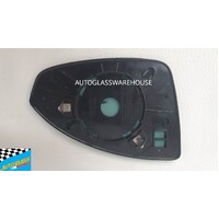 HOLDEN CRUZE JG/JH - 5/2009 to 12/2016 - PASSENGERS - LEFT SIDE MIRROR -FLAT GLASS ONLY - WITH BACKING, J300NB G/HOLDER, LH R1400 - (SECOND-HAND)