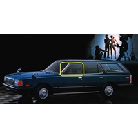 MAZDA 929L LA4 - 1/1977 TO 1/1987 - 4DR SEDAN/5DR WAGON - LEFT SIDE FRONT DOOR GLASS - (Second-hand)