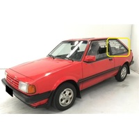 FORD LASER KA - 3/1981 to 3/1983 - 3DR HATCH - PASSENGERS - LEFT SIDE FLIPPER REAR GLASS - (Second-hand)