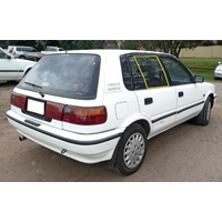 suitable for TOYOTA COROLLA AE95R - 1/1988 to 6/1996 - 4DR WAGON - DRIVERS - RIGHT SIDE REAR DOOR GLASS - NEW