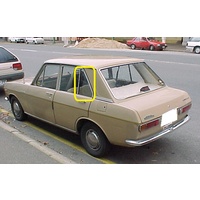 DATSUN 1000 - 1966 to 5/1970 - 4DR SEDAN - PASSENGERS - LEFT SIDE REAR QUARTER GLASS - (Second-hand)