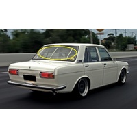 DATSUN 1600 P510 - 1967 to 1973 - 4DR SEDAN - REAR WINDSCREEN GLASS - CLEAR -  MADE-TO-ORDER - NEW