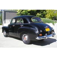 HOLDEN FJ-FX - 1948 to 1956 - 4DR SEDAN - REAR WINDSCREEN GLASS - 296mm X 863mm (1) - (Second-hand)