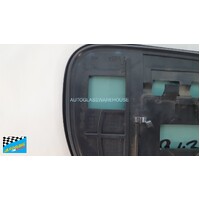 MITSUBISHI PAJERO NS/NT/NW/NX - 11/2006 to CURRENT - 4DR WAGON - LEFT SIDE FLAT GLASS MIRROR - WITH BACKING PLATE NUMBER LH SR1400 - (SECOND-HAND)